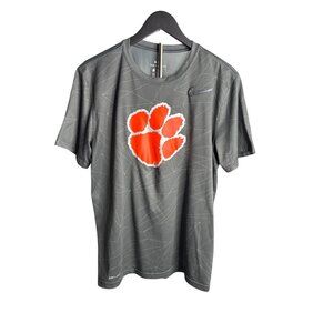 Nike Men's Anthracite Clemson 2017 Playoff Bound Team Issued Legend T-Shirt L